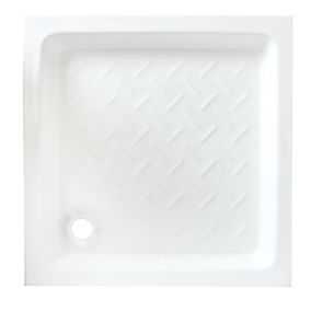 Receveur de douche 70 x 70 x 10 cm, blanc brillant, Ondée Cera