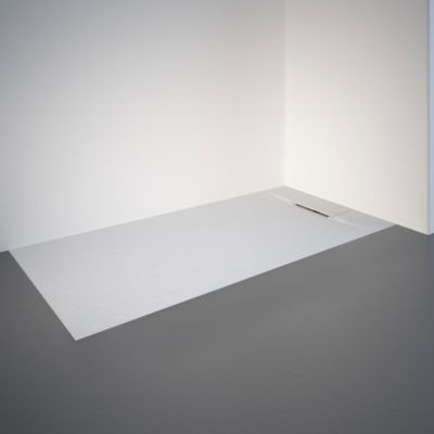 Receveur De Douche Laneri 70x160x5 Cm Blanc - Acrylique ABS Angulaire Slim Flat