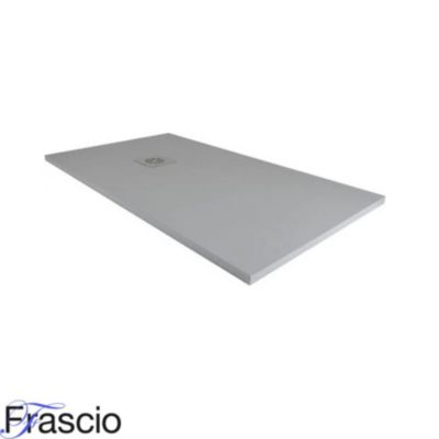 Receveur de Douche 75x105 cm Ligne Vulcano Fin Gris foncé Ral 7005 en Résine Synthétique et Poudre de Marbre  - FRASCIO