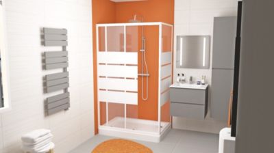 Bac De Douche Portable – 80 X 80 X 10 Cm – Base De Cabine De