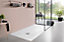 Receveur de douche 80 x 120 cm en acrylique, blanc mat, Villeroy & Boch Exklusive