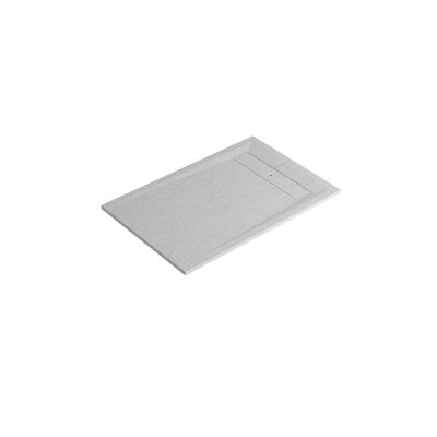 Receveur de douche Kaspa 120x80 effet marbre blanc