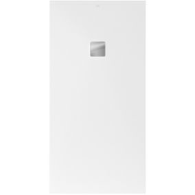 Receveur de douche 80 x 140 cm en acrylique, blanc texturé, Villeroy & Boch Exklusive