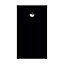 Receveur de douche 80 x 140 cm, noir, Allibert Karbon