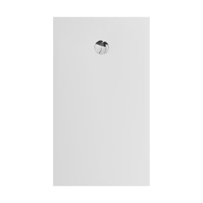 Receveur de douche 80 x 140 cm, recoupable, blanc, Allibert Karbon