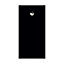 Receveur de douche 80 x 160 cm, noir, Allibert Karbon