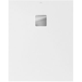 Receveur de douche 90 x 100 cm en acrylique, blanc mat, Villeroy & Boch Exklusive