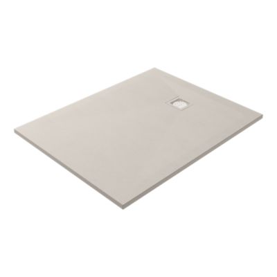 Receveur de douche 90 x 120 cm en résine cachemire GoodHome Douro