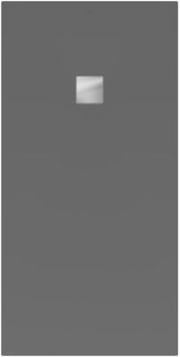 Receveur de douche 90 x 160 cm en acrylique, gris mat, Villeroy & Boch Exklusive