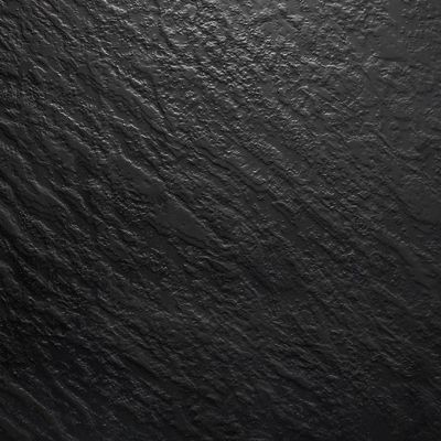 Receveur de douche 90 x 160 cm extra plat noir PIATTO en SoliCast surface ardoisee