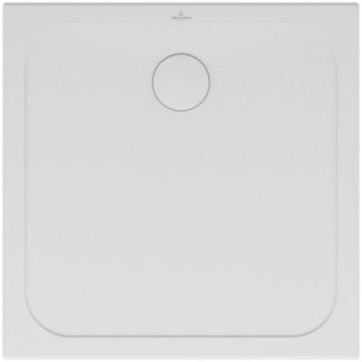 Receveur de douche 90 x 90 cm en céramique, blanc, Villeroy & Boch Slim