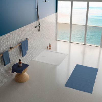 Receveur de douche 90 x 90 cm en céramique, blanc, Villeroy & Boch Slim