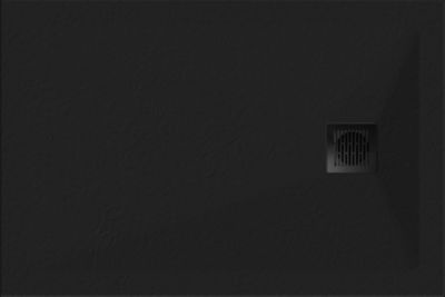 Receveur de douche 90x120 cm résine noir Douro GoodHome