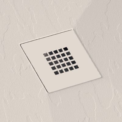 Receveur de douche 90x170 cm extra plat ONDA en resine surface ardoisee beige Grille beige
