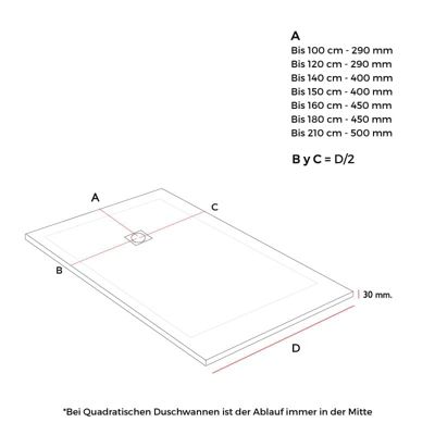 Receveur de douche 90x170 cm extra plat ONDA en resine surface ardoisee beige Grille beige