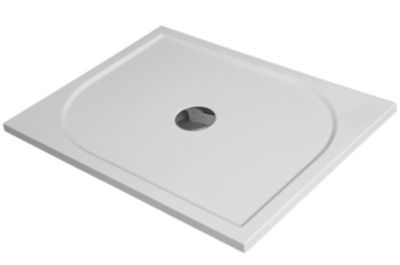 Receveur De Douche 90X70 En Résine De Marbre Blanc - Klio