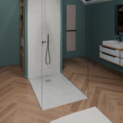 Receveur de douche  a carreler 160x90 cm syphon 360 recoupable Onbath's