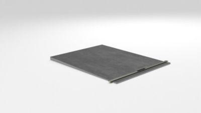 Receveur de douche à carreler 90 x 120 cm, caniveau gunmetal, Jackon