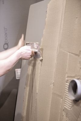 Receveur de douche à carreler 90 x 180 cm, caniveau extra-plat, Qboard Liquid