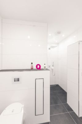 Receveur de douche à carreler 90 x 180 cm, caniveau extra-plat, Qboard Liquid