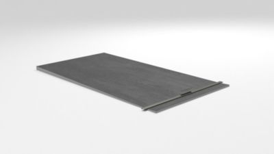 Receveur de douche à carreler 90 x 180 cm, caniveau gunmetal, Jackon