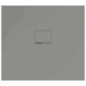Receveur de douche à poser 90 x 100 cm, gris, Villeroy & Boch Squaro Infinity