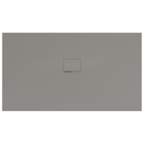 Receveur de douche à poser 90 x 160 cm, gris, Villeroy & Boch Squaro Infinity