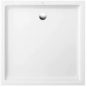 Receveur de douche à poser 90 x 90 cm, céramique, blanc, Villeroy & Boch Collection Design