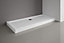 Receveur de douche à poser / à encastrer extra-plat acrylique rectangulaire blanc Schulte 170 x 75 cm