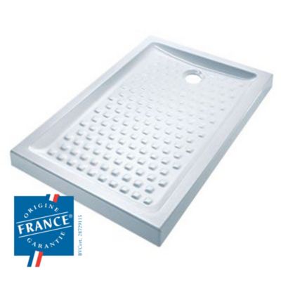Receveur de douche à poser extra-plat 80 x 120 cm, céramique, blanc, Villeroy & Boch Collection