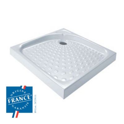 Receveur de douche à poser extra-plat 80 x 80 cm, céramique, blanc, Villeroy & Boch Collection