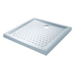 Receveur de douche à poser extra-plat 90 x 90 cm, céramique, blanc, Villeroy & Boch Collection