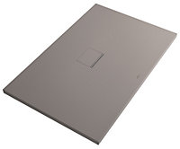 Receveur de douche à poser rectangulaire gris Squaro Infinity 80 x 160 cm