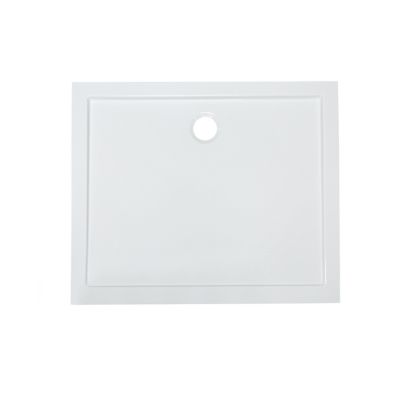 Receveur de douche acrylique 80 x 100 cm, blanc, Vorma