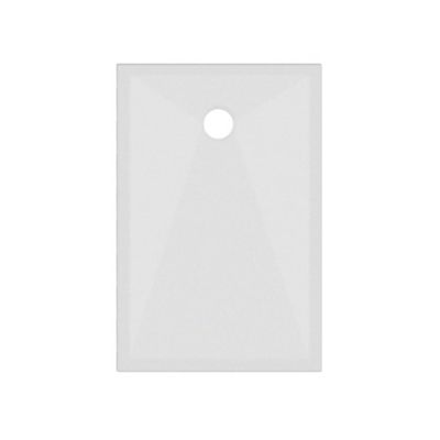 Receveur de douche acrylique blanc l.90 x L.140 cm antidérapant, Allibert Bath & Design Madi