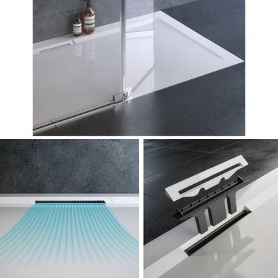 Receveur de douche antidérapant 140 x 90 JACOB DELAFON Flight Pure rectangle blanc