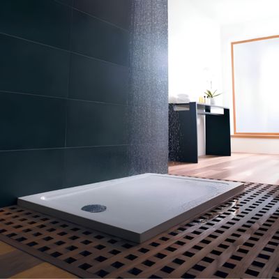 Receveur de douche antidérapant 160 x 90 cm JACOB DELAFON Flight rectangle blanc
