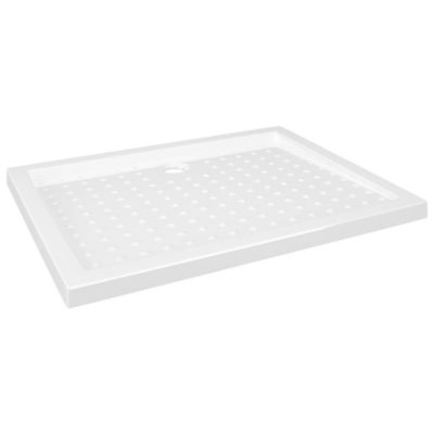 Receveur de douche avec picots Blanc 90x70x4 cm ABS vidaXL
