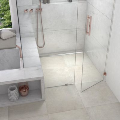 Receveur de douche à carreler 120 x 90 cm WEDI Fundo Riolito Neo + colle 320
