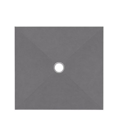 Receveur de douche à carreler 150 x 150 WEDI Fundo Primo carré écoulement centrée