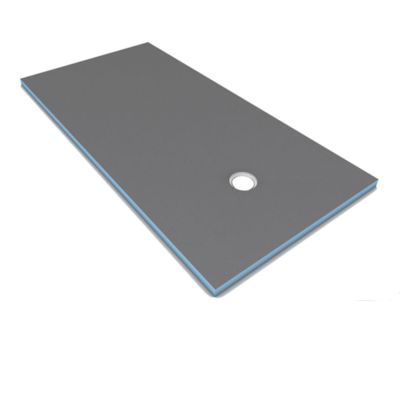 Receveur de douche à carreler 160 x 100 WEDI Fundo Primo rectangle écoulement excentré