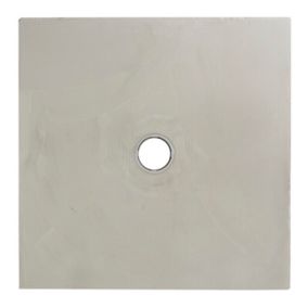 Receveur de douche à carreler gris Qboard Liquid 90 x 90 cm