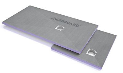 Receveur de douche à carreler JACKOBOARD Aqua avec écoulement décentré - 1800 x 900 x 40