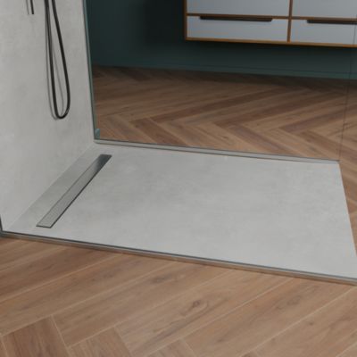 Receveur de douche à carreler monopente 120 x 90 cm