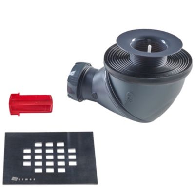 Receveur de douche à carreler standard 100 x 100 cm x 4 mm