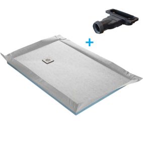 Receveur de douche à carreler ultra plat 185 x 90 cm x 22 mm