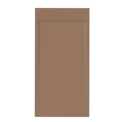 Receveur de douche CLEVER Capuccino - 180 x 100 cm - Résistant et Facile à installer - Salle de bain - Douche