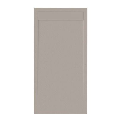 Receveur de douche CLEVER Concrete - 180 x 90 cm - Résistant et Facile à installer - Salle de bain - Douche