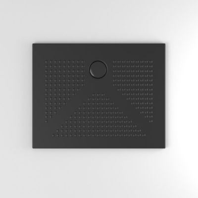 Receveur De Douche En Céramique Noir Mat 70X90 Slim