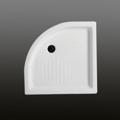 Receveur de douche en céramique semi-circulaire 90cm h 11cm - topaze